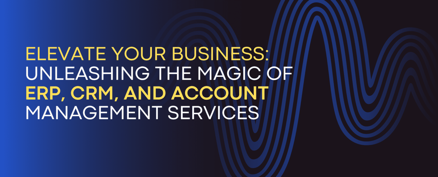 Unleashing the Magic of ERP CRM and Account Management Services